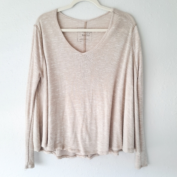 We The Free Over Sized Long Sleeve Tee XS - Picture 1 of 4